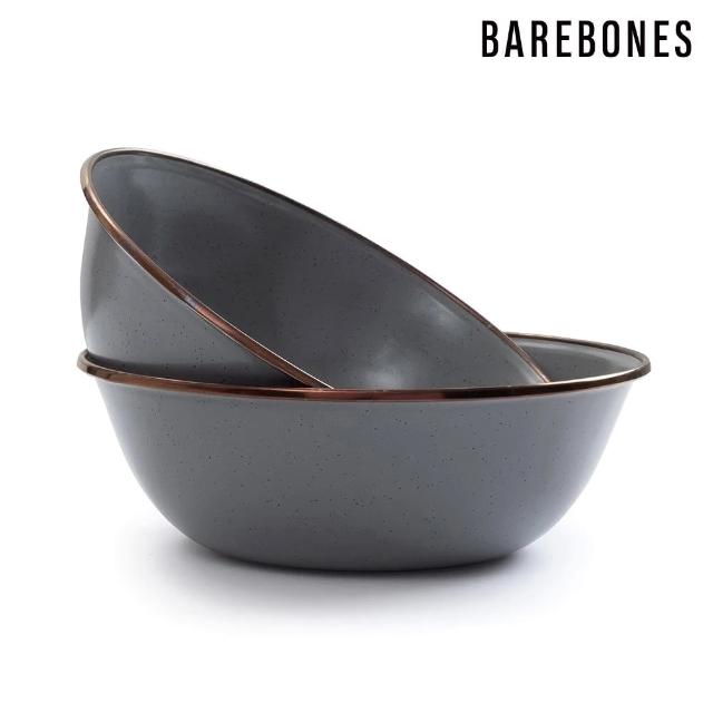 【Barebones】CKW-357 琺瑯碗組-兩入一組 / 石灰(湯碗 飯碗 餐具 備料碗)