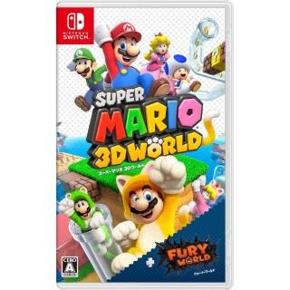 【Nintendo 任天堂】NS Switch 超級瑪利歐3D世界+狂怒世界(台灣公司貨-中文版)