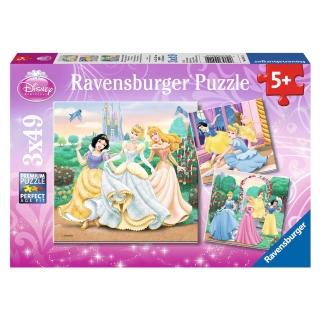 【德國Ravensburger】維寶拼圖 迪士尼公主大集合 -3*49片
