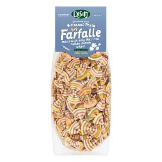 【little pasta】Difatti 蝴蝶結造型義大利麵-彩虹蔬菜(400g/包)