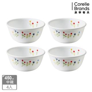 【CorelleBrands 康寧餐具】春漾花朵4件式餐碗組(401)