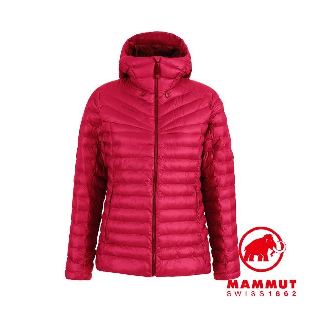 【Mammut 長毛象】Albula IN Hooded Jacket 防潑水連帽化纖外套 夕陽紅 女款 #1013-01790