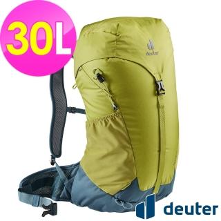 【deuter】AC LITE 30L網架直立式透氣輕量背包(3421021果綠/戶外休閒包/健行包/登山包)