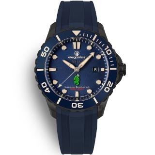 【elegantsis 愛樂時】海軍水中爆破紀念款 限量機械錶(ELJX65AS-ROCN)