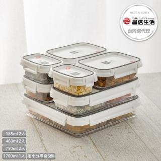【韓國昌信生活】SKYLOCK密扣混搭7件組保鮮盒