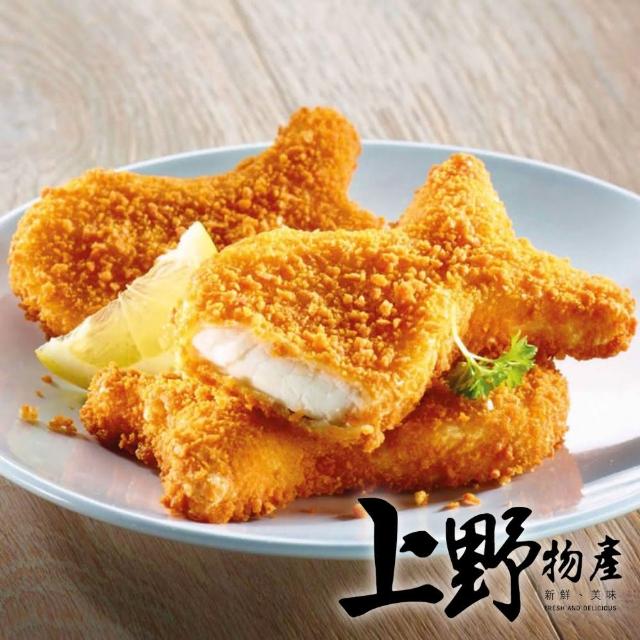 【上野物產】25片 台灣產 酥脆裹粉 巴沙魚排(100g±10%/片 海鮮/炸物)