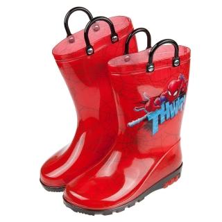 【布布童鞋】Marvel蜘蛛人帥氣紅色提把兒童雨鞋(B0P692A)