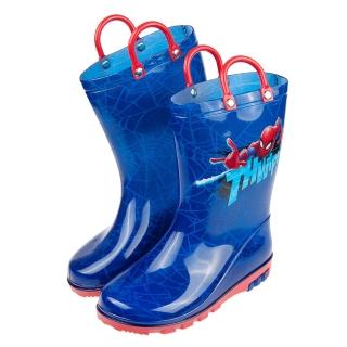 【布布童鞋】Marvel蜘蛛人帥氣藍色提把兒童雨鞋(B0Q696B)