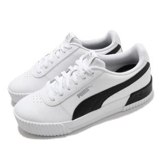 【PUMA】休閒鞋 Carina L 運動 女鞋 基本款 簡約 舒適 球鞋 穿搭 白 黑(37032521)