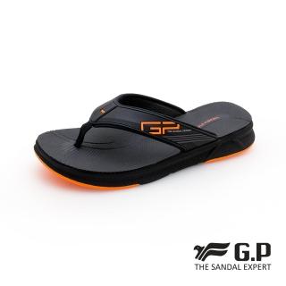【G.P】男款輕羽量漂浮夾腳拖鞋G1543M-橘色(SIZE:39-44 共三色)