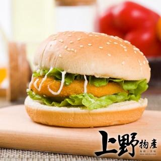 【上野物產】特選紅龍黑胡椒香雞堡排 x2包(500g±10%/10片/包)