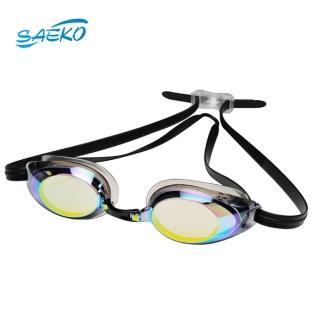【SAEKO】比賽常勝軍 低水阻競速款 競技泳鏡 S14UV(防霧 蛙鏡)