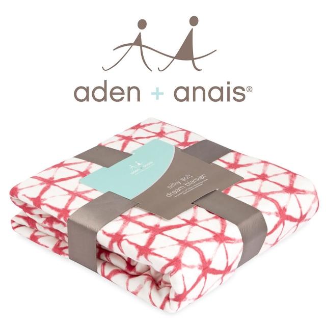 【aden+anais】竹纖維四層厚毯(紅色幾何9318)