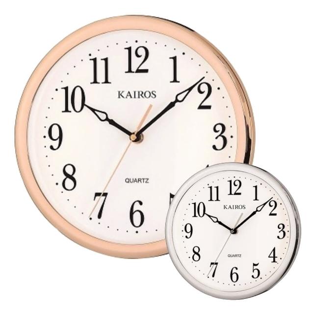 【KAIROS凱樂時】KW-1903 恬靜居家風格簡約掛鐘