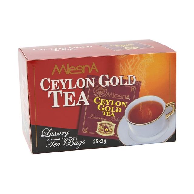 【MlesnA  曼斯納】CEYLON GOLD 紅茶(25入/盒)