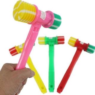 【Ainmax 艾買氏】玩具嗶嗶塑膠槌 口哨響槌 小響槌 棒棒鎚 嗶嗶槌(握把底部附口哨)