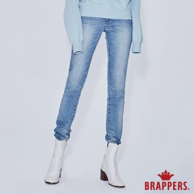 【BRAPPERS】女款 新美腳ROYAL系列-低腰彈性窄管褲(淺藍)