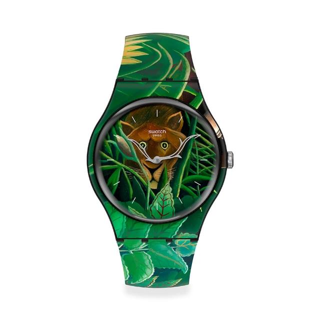 【SWATCH】MOMA聯名原創系列 亨利‧盧梭 《夢境》 手錶 瑞士錶 錶(41mm)