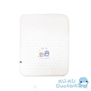 【KU.KU. 酷咕鴨】可愛緹花大浴巾(藍/粉)