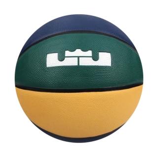 【NIKE 耐吉】Nike Lebron Playground 4P 籃球 7號 耐磨 訓練 戶外 綠黃(N000278449007)