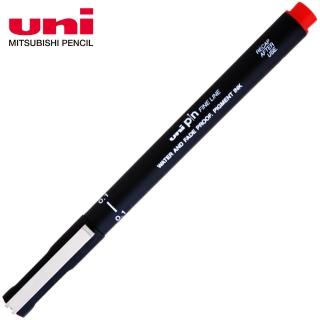 【UNI】三菱pin01-200代用針筆0.1紅(3入1包)