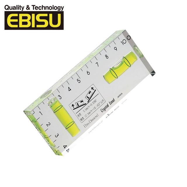 【EBISU】Mini系列-水晶水平尺L(ED-10CLS)