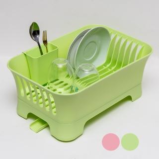 【Pearl】SKIT多用途碗盤餐具瀝水收納架-2色任選