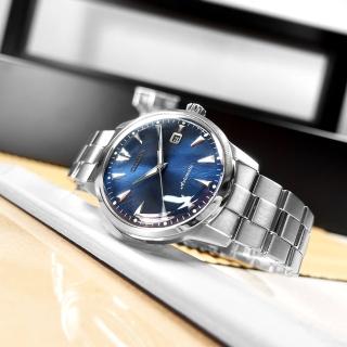【CITIZEN 星辰】限量款 黑潮64復刻經典 機械錶 日期顯示 不鏽鋼手錶 藍色 41mm(NK0008-85L)
