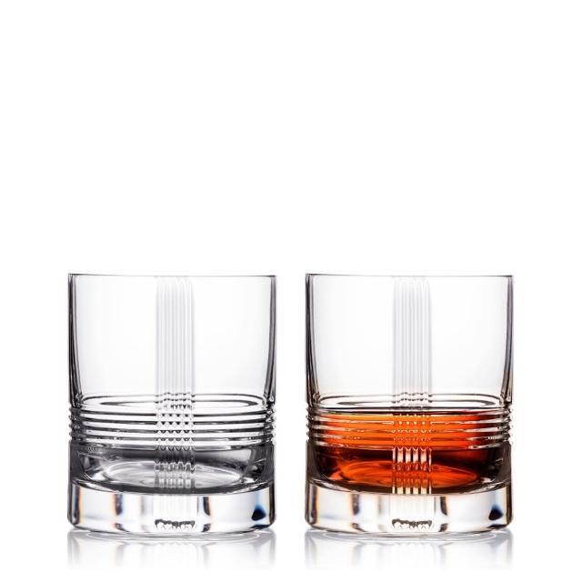 【ROGASKA 盧斯卡】英倫雅仕-威士忌杯400ml-2入手工威杯(手工水晶威士忌杯/烈酒杯)
