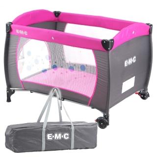 【EMC】安全嬰兒床-幸福紅(具遊戲功能)