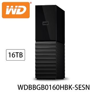 【WD 威騰】My Book 16TB 3.5吋 外接硬碟(WDBBGB0160HBK-SESN)