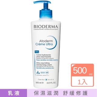 【BIODERMA】Atoderm Crme Ultra 舒益滋潤保濕乳 500ml(保濕滋潤霜 平輸2023新品)