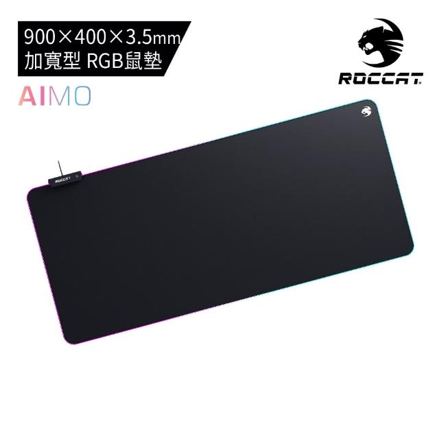 【ROCCAT】Sense AIMO XXL 超寬型 RGB 燈光電競滑鼠墊