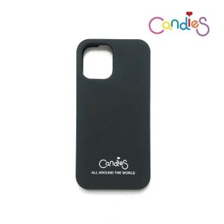 【Candies】iPhone 12 / 12 Pro適用6.1吋 Simple系列 Candies logo素面殼(黑灰)