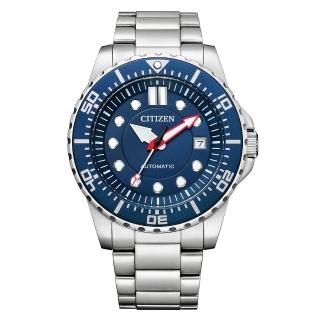 【CITIZEN 星辰】Mechanical經典藍面機械腕錶(NJ0121-89L)