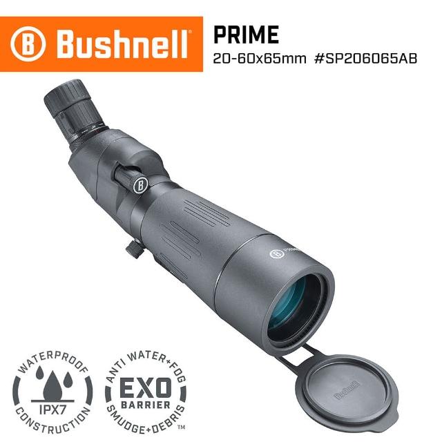 【Bushnell】Prime 先鋒系列 20-60x65mm 專業級賞鳥型單筒望遠鏡 傾角型 SP206065AB(公司貨)