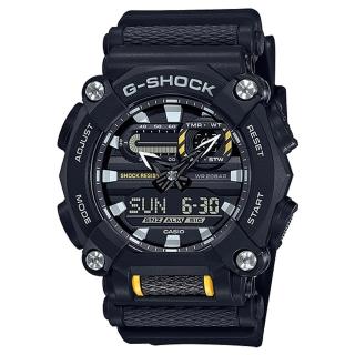 【CASIO 卡西歐】G-SHOCK 雙顯 男錶 電子錶 橡膠錶帶 防水200米 GA-900(GA-900-1A)