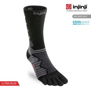 【Injinji】Ultra Run 終極系列五趾中筒襪 NAA67(避震款 五趾襪 中筒襪)