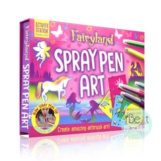 【iBezt】Fairyland Spray Pen Art(Activity Station Book Kit)