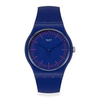【SWATCH】New Gent 原創系列手錶 BLUENRED 瑞士錶 錶(41mm)