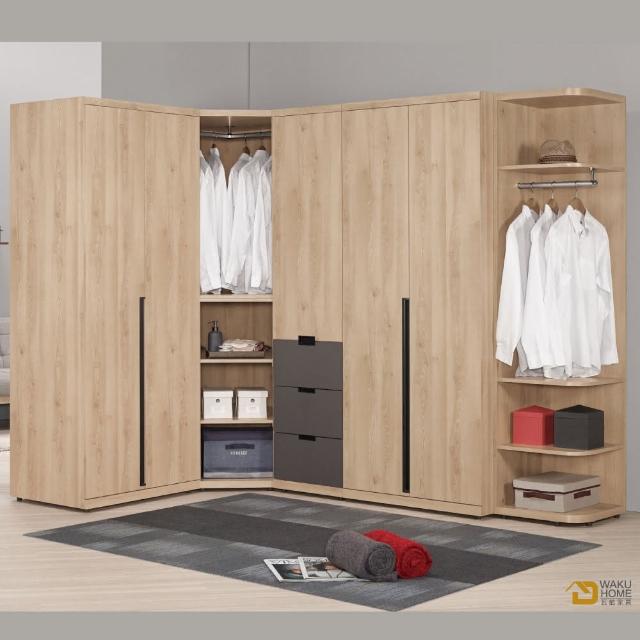 【WAKUHOME 瓦酷家具】Smeg8.4尺組合衣櫥 全組 A002-085-1