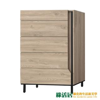 【綠活居】奧斯陸 現代2.7尺五斗櫃/收納櫃