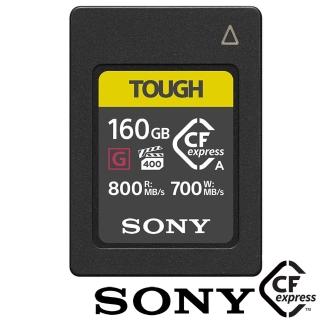 【SONY 索尼】CEA-G160T 160G/GB 800MB/S CFexpress Type A TOUGH 高速記憶卡(公司貨 適用A7SM3 FX3 FX30)