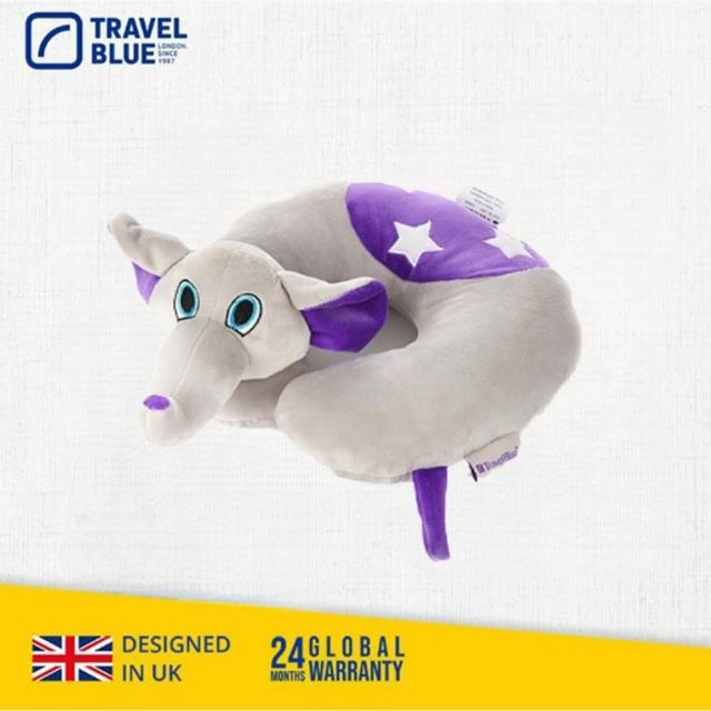 【Travel Blue 藍旅】Flappy 小飛象 兒童U型枕(頸枕 U型枕 飛機枕)