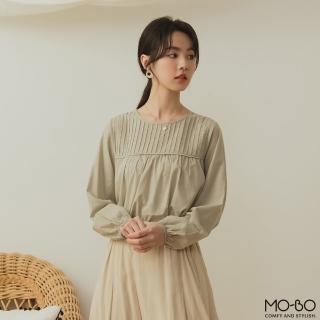 【MO-BO】晨曦窗光柔膚打折上衣(上衣)