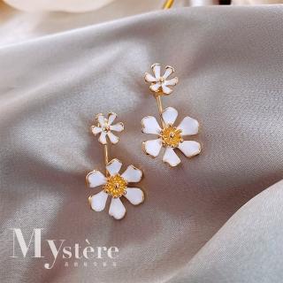 【my stere 我的時尚秘境】春夏限定款-可愛個性花朵設計耳環(個性款 垂墜 花朵)
