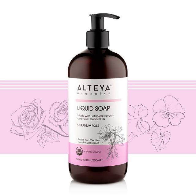 【Alteya】天竺葵&玫瑰-液態皂(500ml)