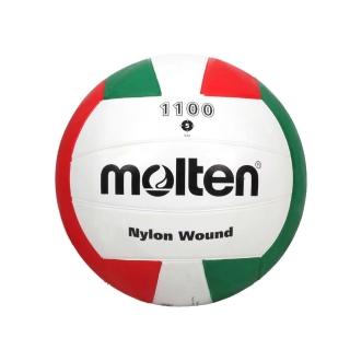 【MOLTEN】#5橡膠排球-訓練 5號球 白紅綠(V5C1100)