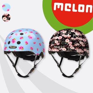 【MELON】瓜瓜安全帽-玫瑰飄揚/玫瑰花園 二色(安全帽/頭盔/單車/自行車/滑板/直排輪)