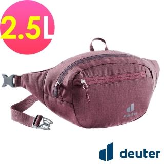 【deuter】BELT II 2.5L休閒輕量腰包(3900221暗紅/胸包/側背包/路跑/慢跑)